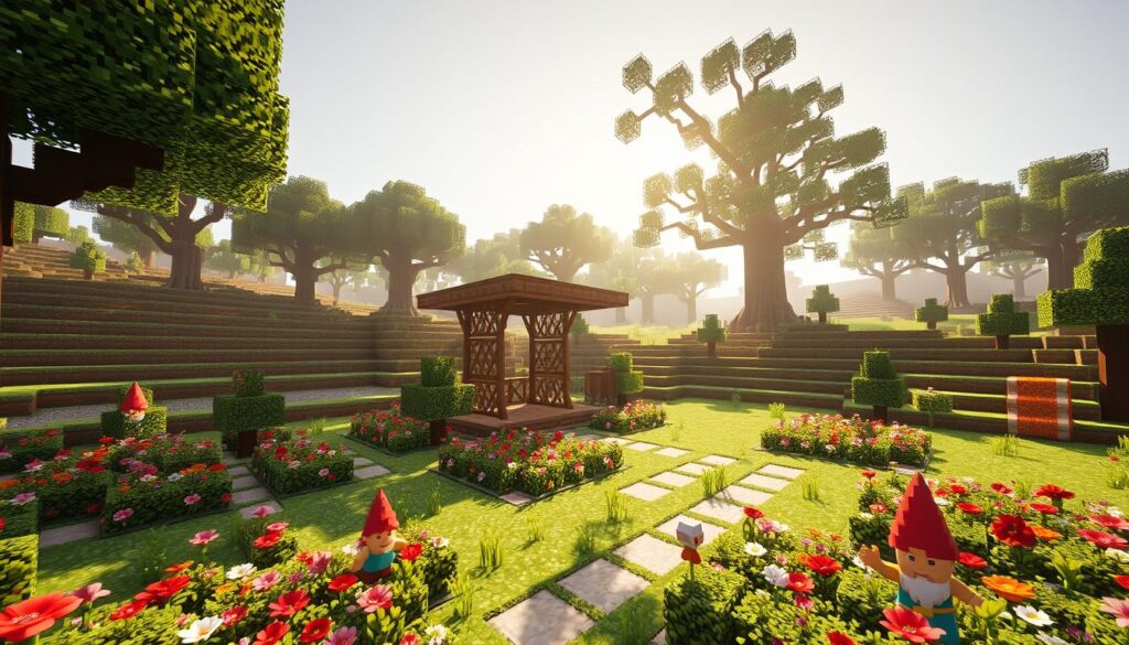 Minecraft outdoor space design