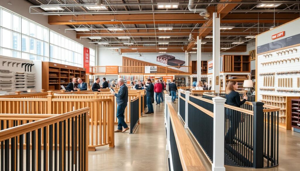 home depot interior handrails customization options