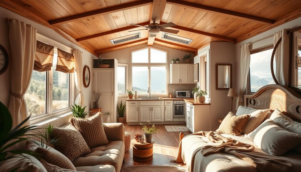 mobile home interior decorating with natural light