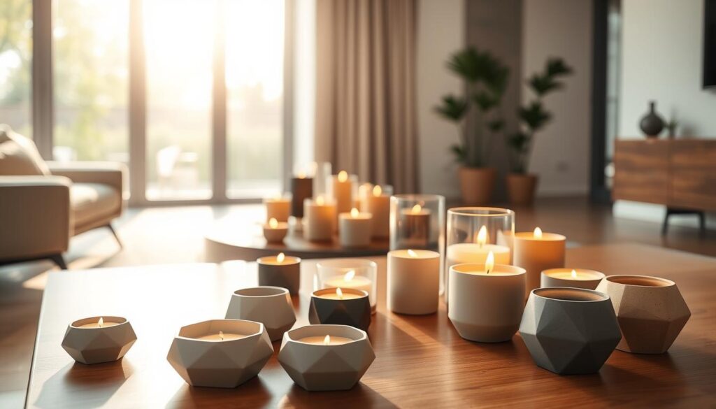 modern candle holders