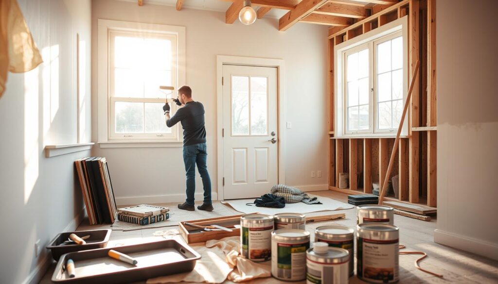 painting a house on a budget