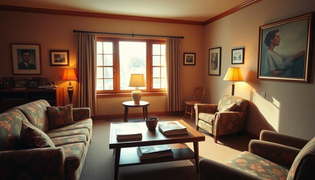 1950s home interior