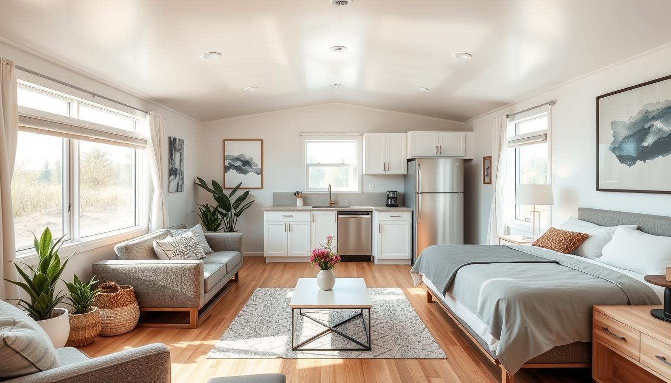 1990s mobile home interior