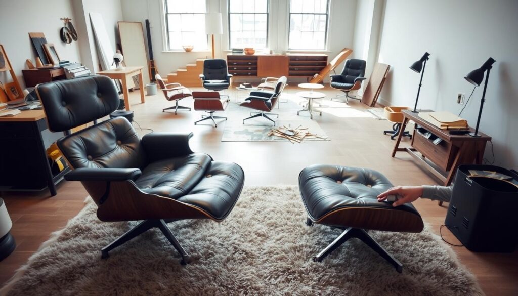Eames furniture restoration