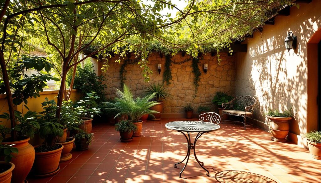 Mediterranean style outdoor decor