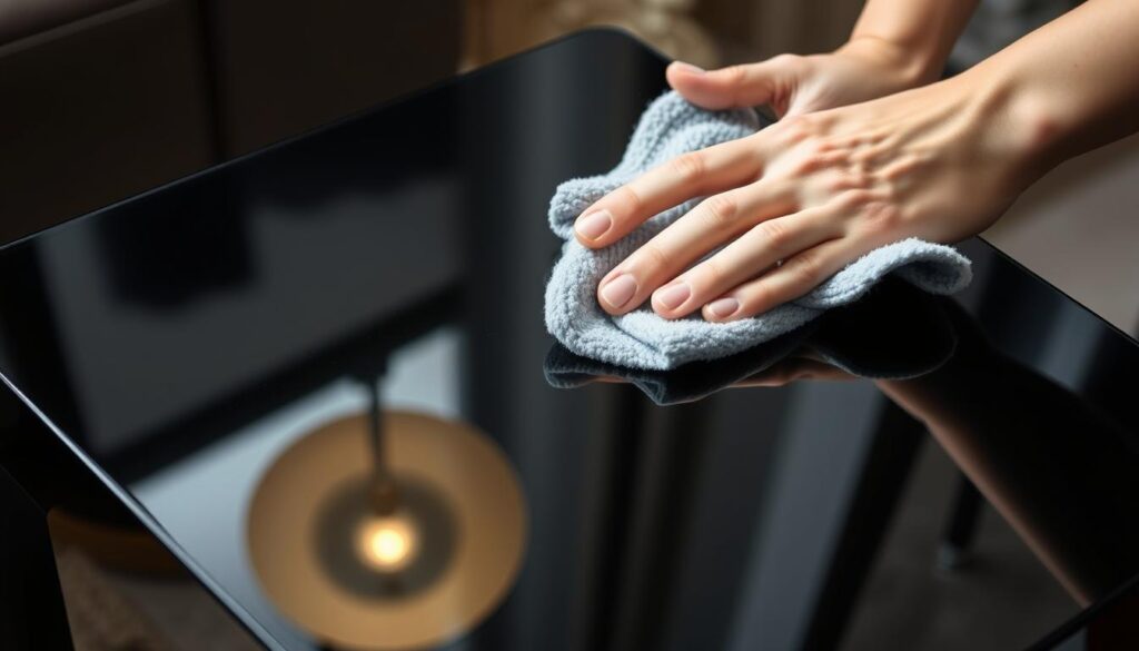 black home decor maintenance