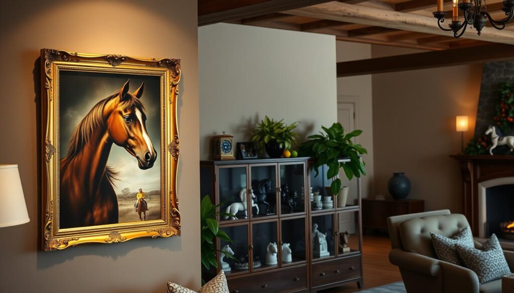 chic horse-themed home design
