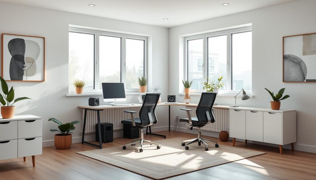 contemporary home office interior decor