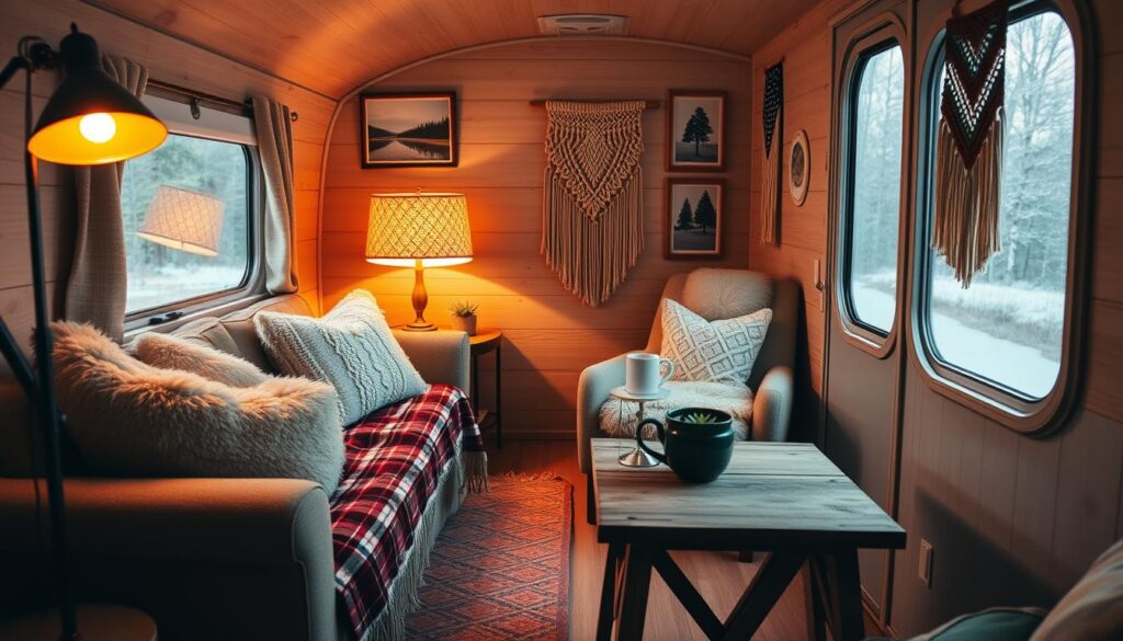 cozy trailer home decor
