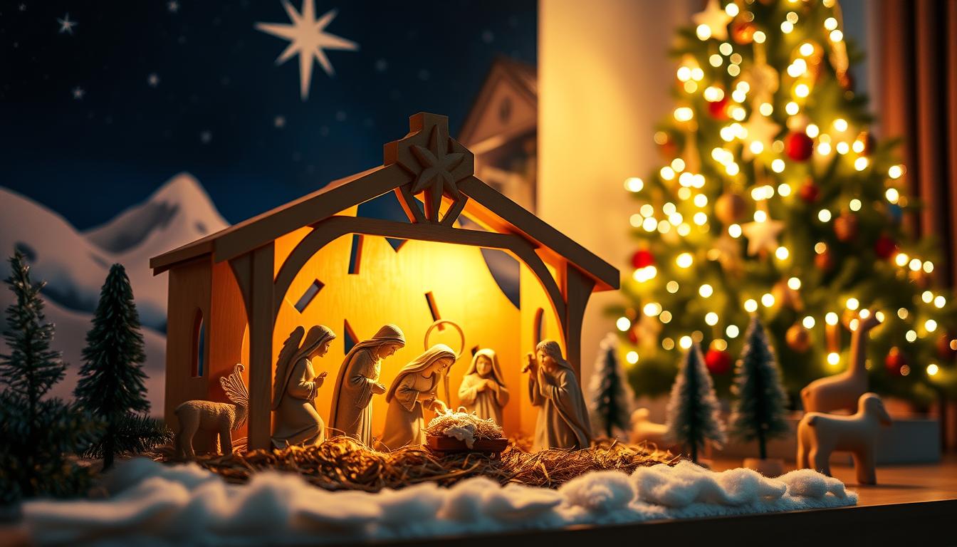 home interior nativity set