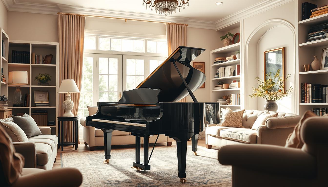 home interior piano picture