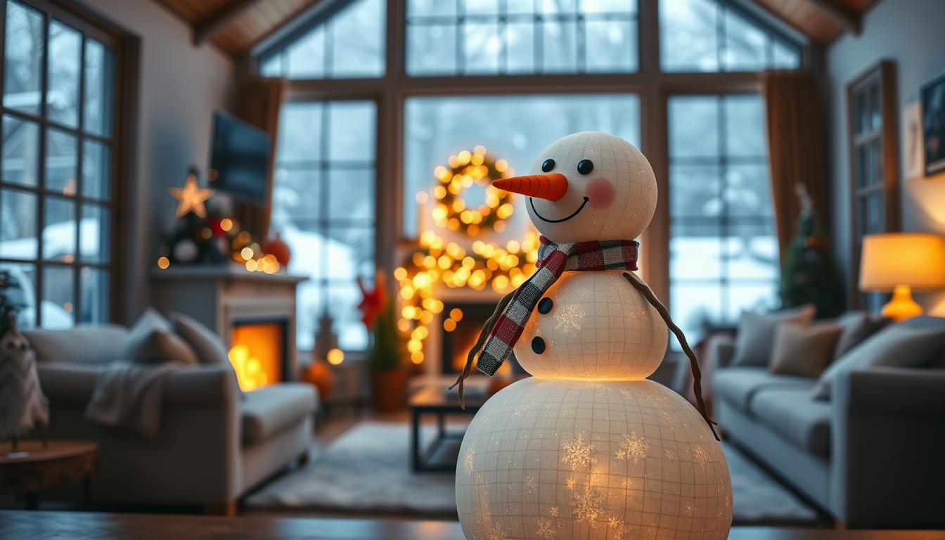 home interior snowman