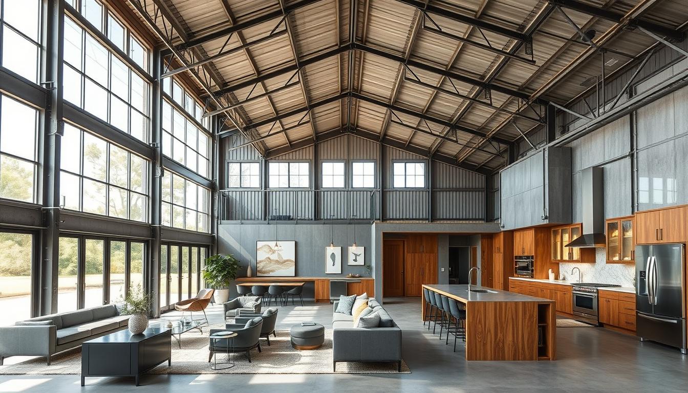 interior metal building homes