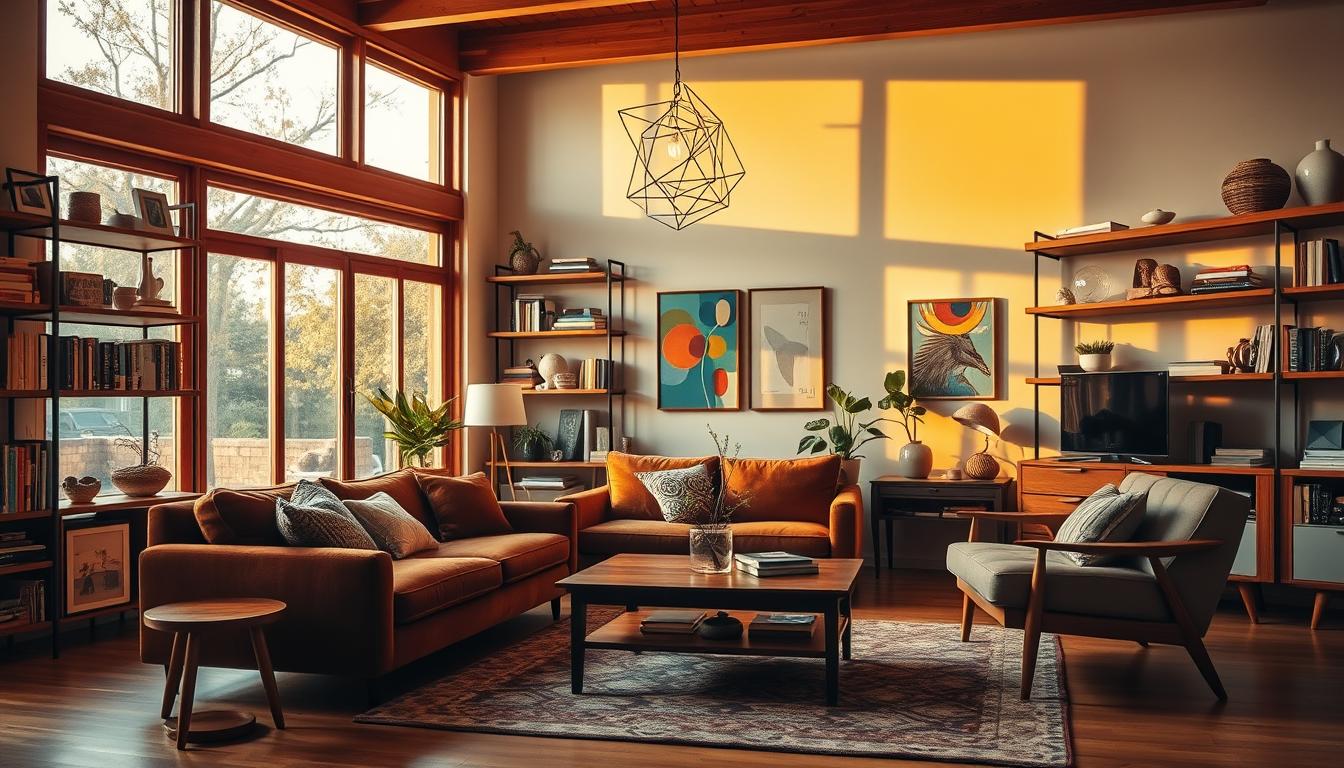 mid century homes interior