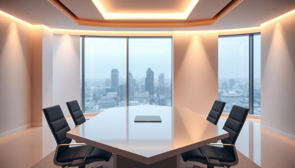 modern corporate Zoom background