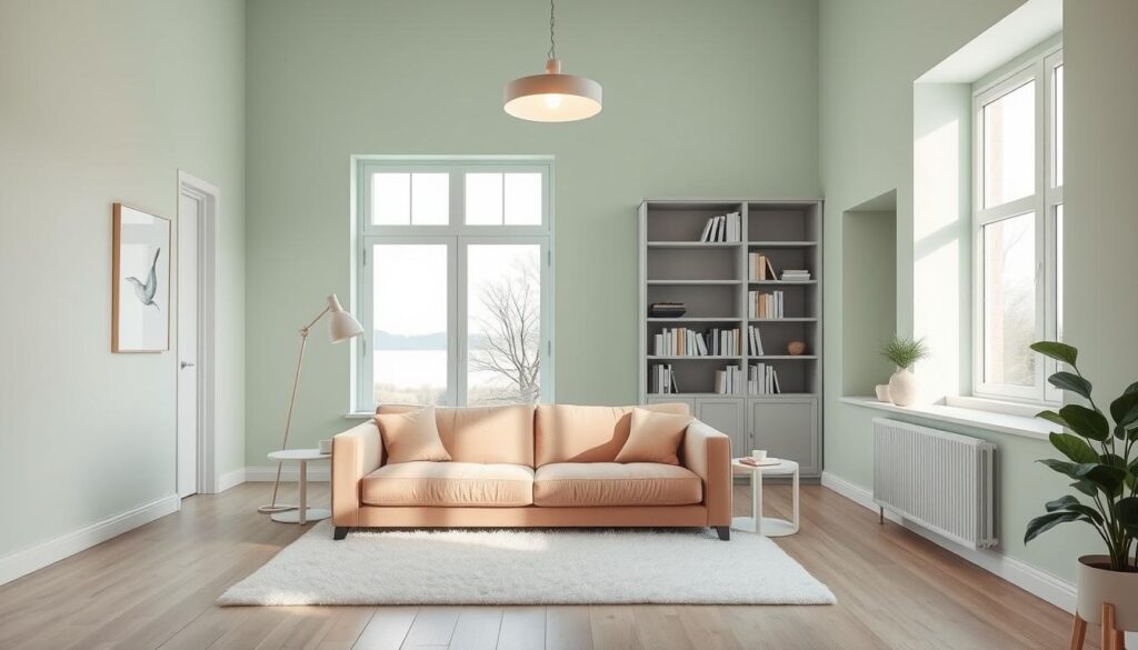 pastel colors in modern interiors