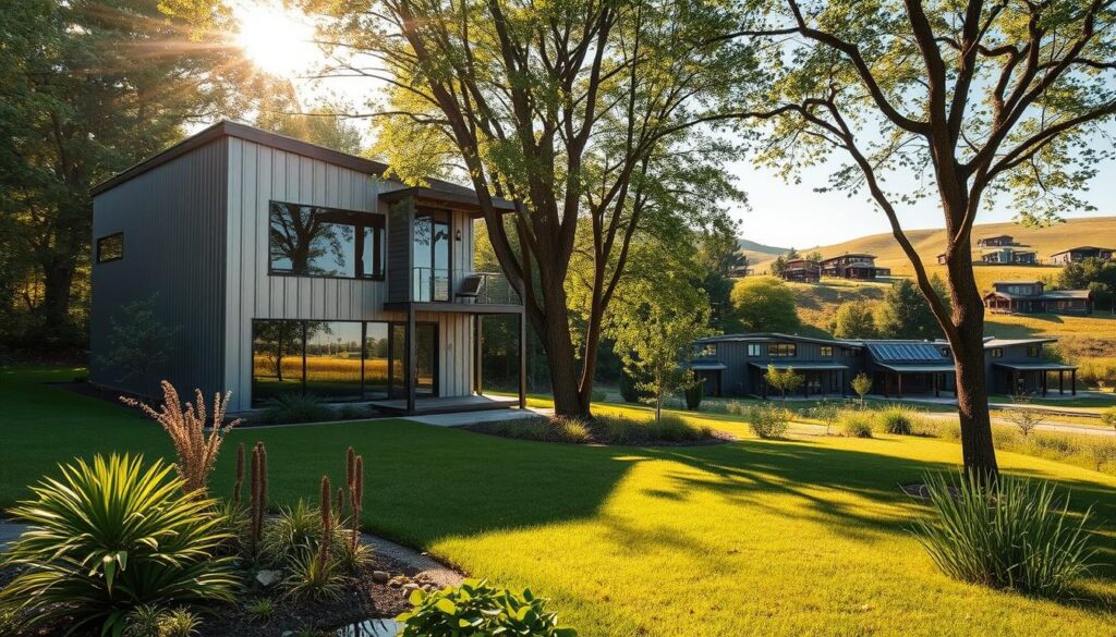 sustainable metal building homes