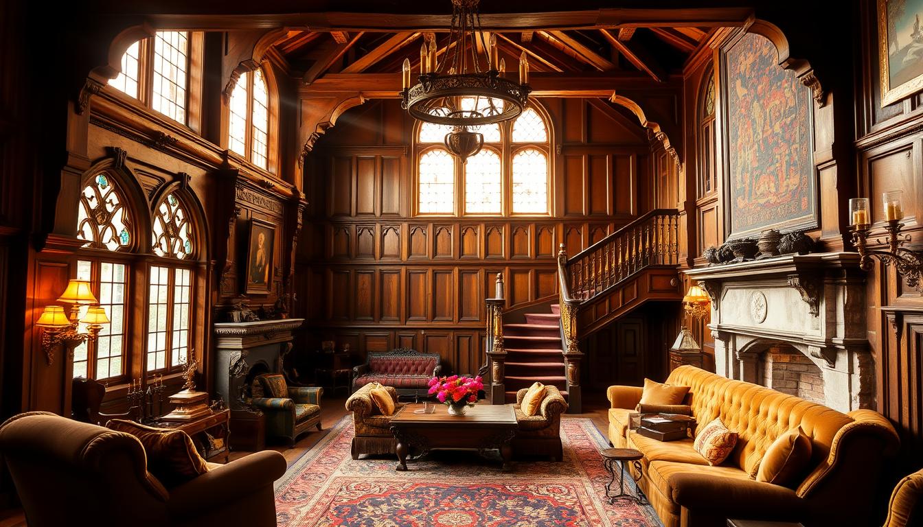 tudor style home interior