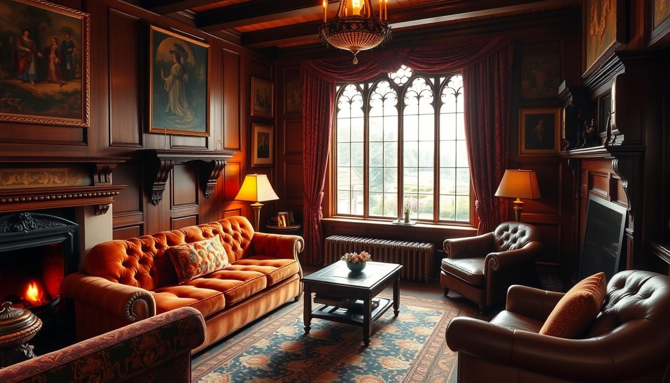 tudor style homes interior