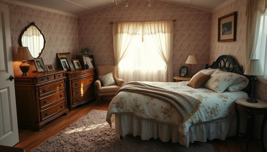 vintage mobile home bedroom decor